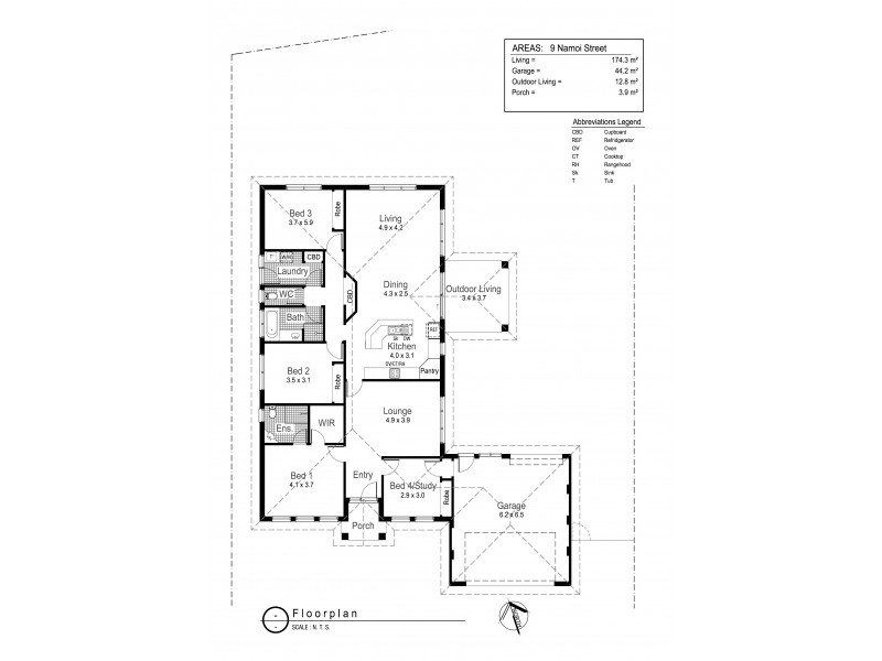 9 Namoi Street, Tatton NSW 2650 Floorplan