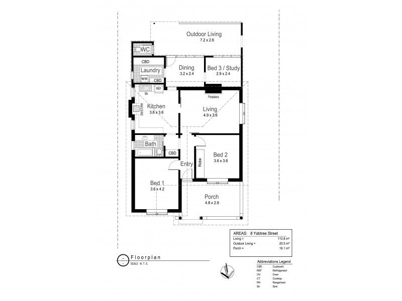 8 Yabtree Street, Wagga Wagga NSW 2650 Floorplan