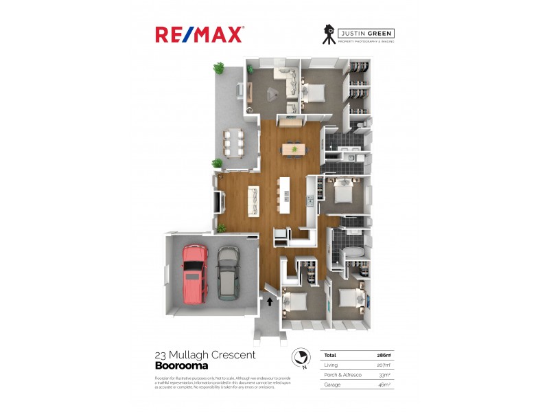 23 Mullagh Crescent, Boorooma NSW 2650 Floorplan
