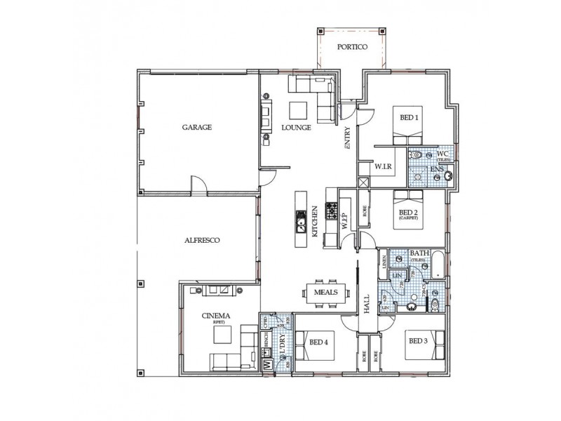 9 Morris Crescent, Gobbagombalin NSW 2650 Floorplan