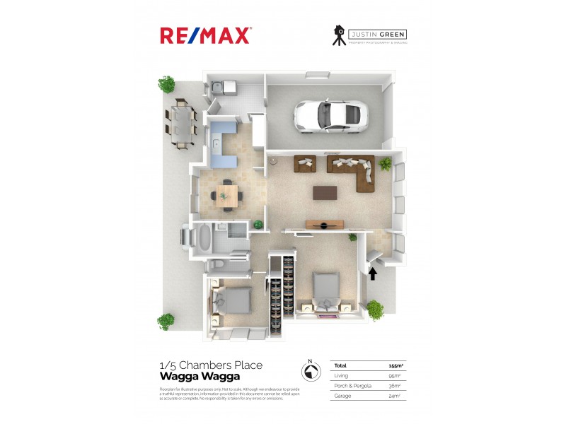 1/5 Chambers Place, Wagga Wagga NSW 2650 Floorplan