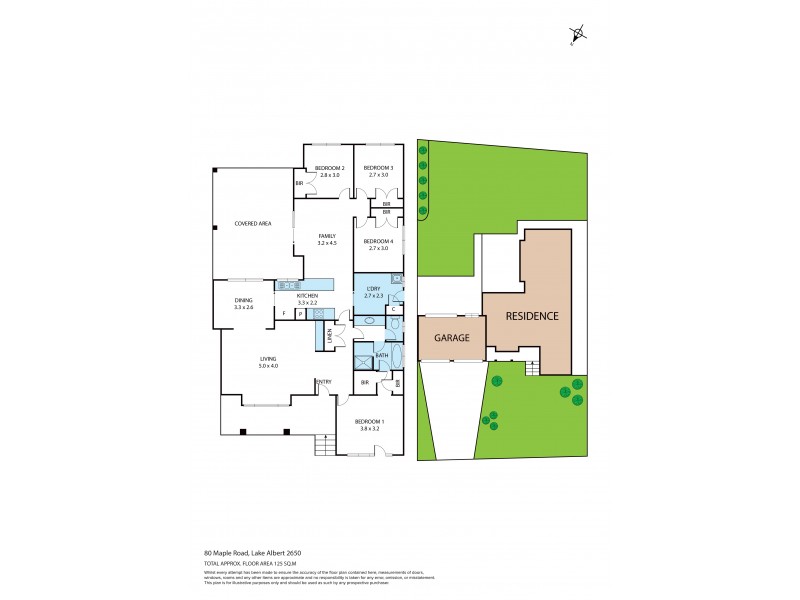 80 Maple Road, Lake Albert NSW 2650 Floorplan