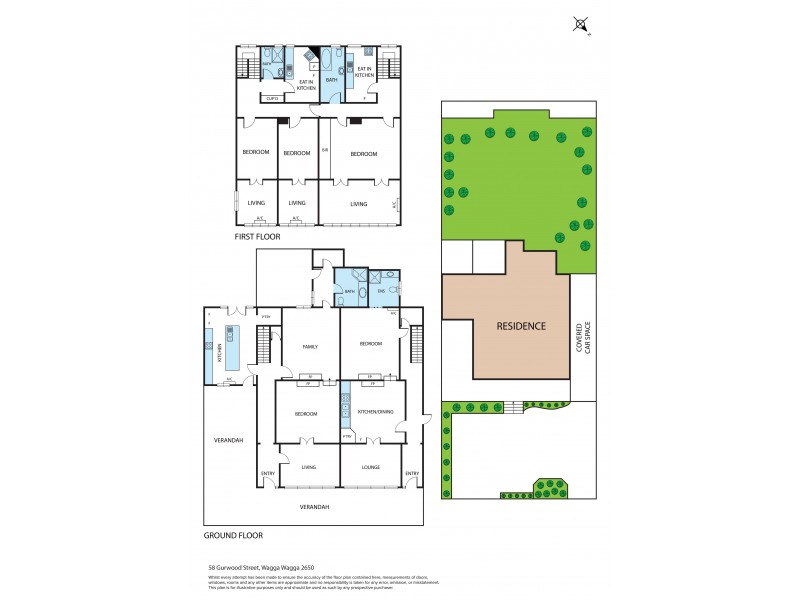 58 Gurwood Street, Wagga Wagga NSW 2650 Floorplan