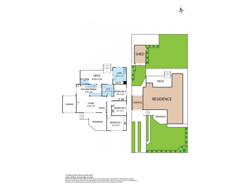13 Ceduna Street, Mount Austin NSW 2650 Floorplan