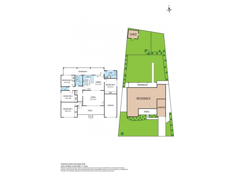 9 Stanley Street, Kooringal NSW 2650 Floorplan