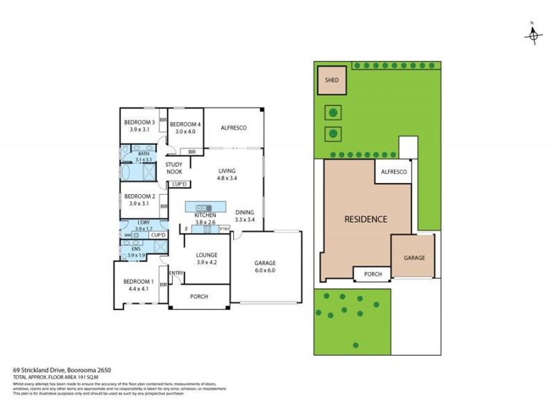 69 Strickland Drive, Boorooma NSW 2650 Floorplan