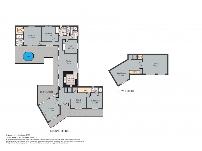 2 Baree Place, Kooringal NSW 2650 Floorplan