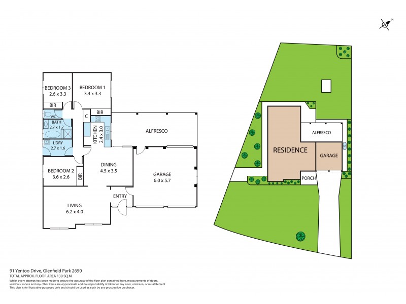 91 Yentoo Drive, Glenfield Park NSW 2650 Floorplan