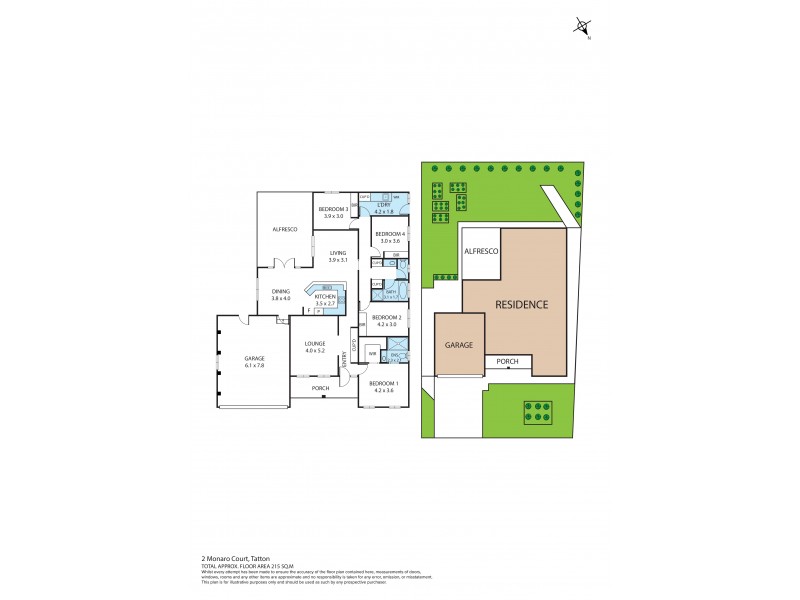 2 Monaro Court, Tatton NSW 2650 Floorplan