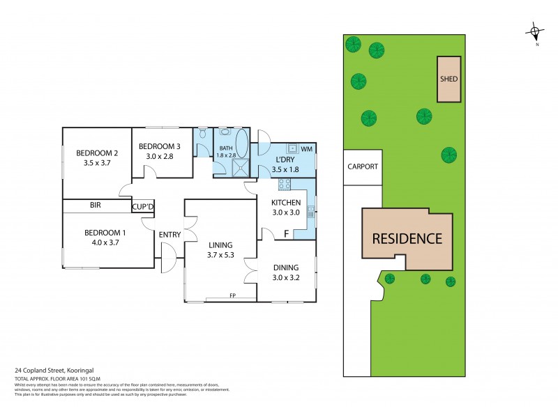 24 Copland Street, Kooringal NSW 2650 Floorplan