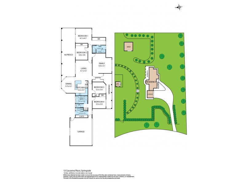 12 Casuarina Place, Springvale NSW 2650 Floorplan