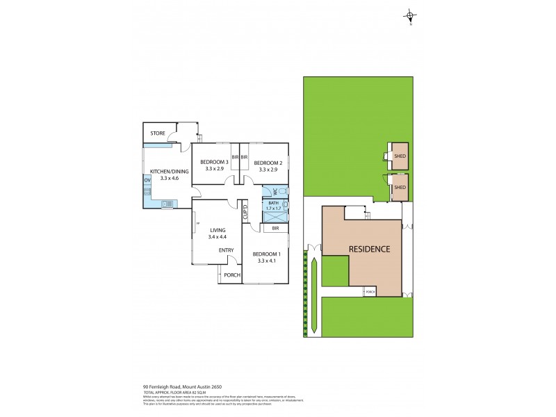 90 Fernleigh Road, Mount Austin NSW 2650 Floorplan