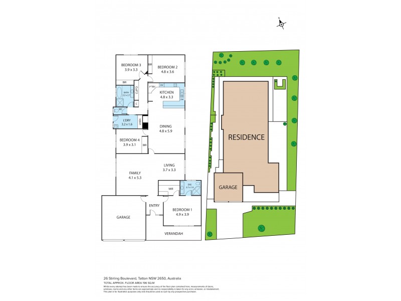 26 Stirling Boulevard, Tatton NSW 2650 Floorplan