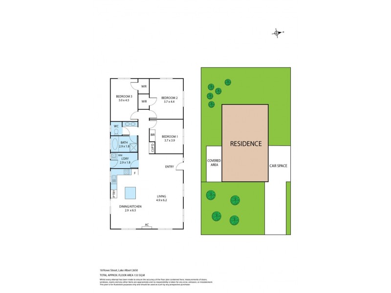 18 Rowe Street, Lake Albert NSW 2650 Floorplan