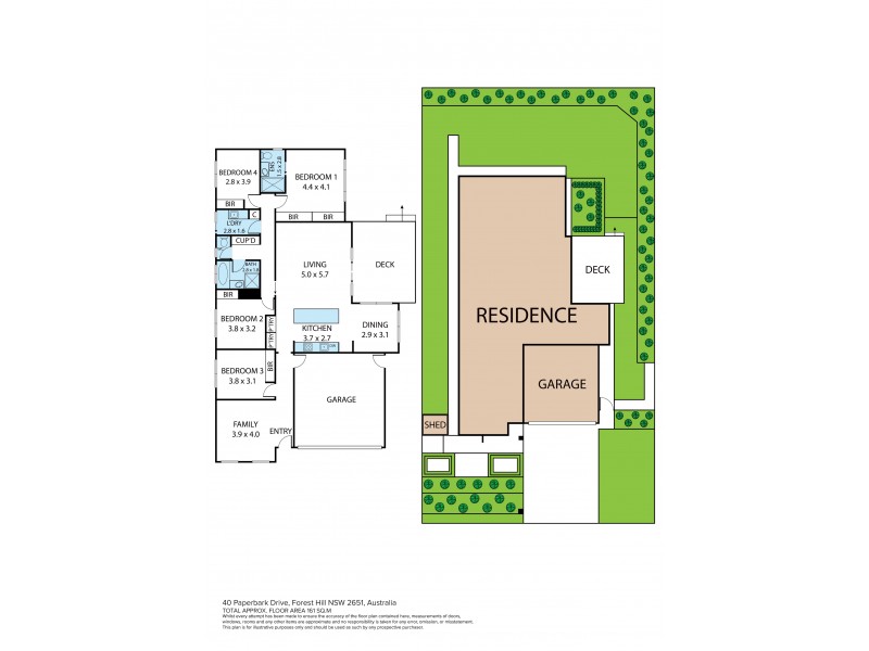 40 Paperbark Drive, Forest Hill NSW 2651 Floorplan