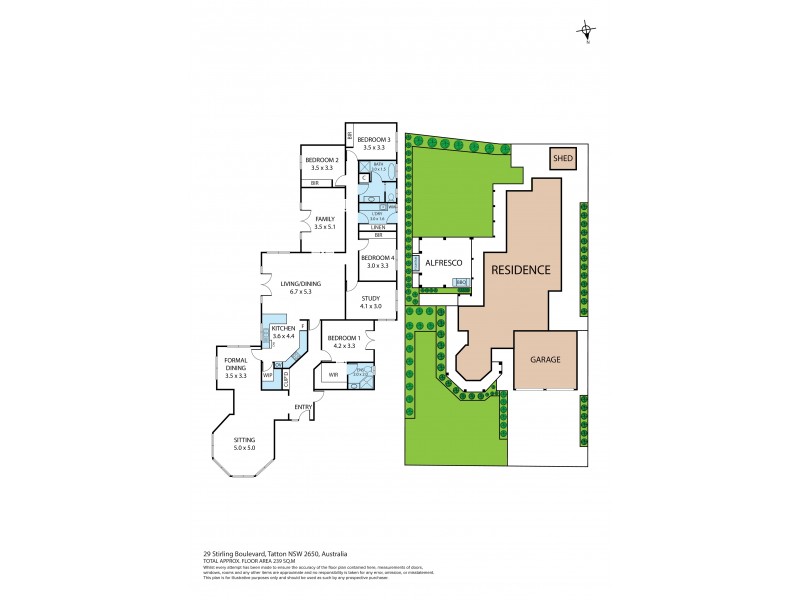 29 Stirling Boulevard, Tatton NSW 2650 Floorplan
