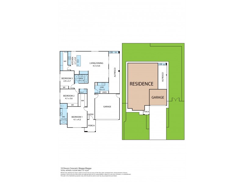 10 Devon Crescent, Gobbagombalin NSW 2650 Floorplan