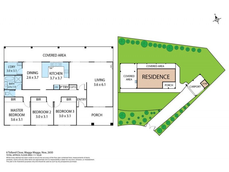 6 Tolland Close, Tolland NSW 2650 Floorplan