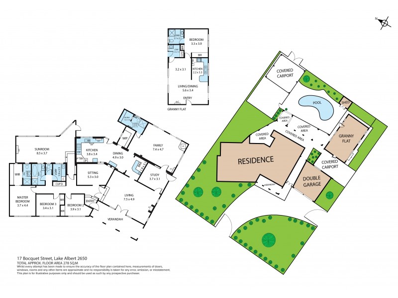 17 Bocquet Street, Lake Albert NSW 2650 Floorplan