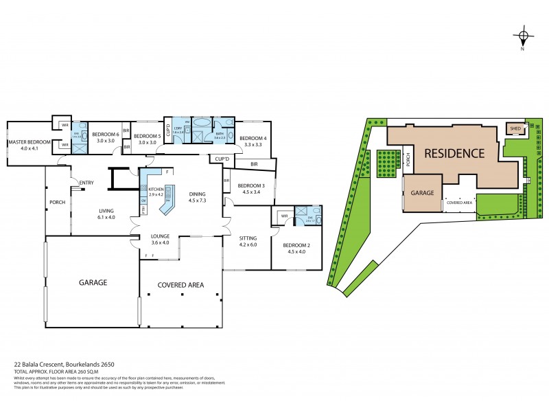 22 Balala Crescent, Bourkelands NSW 2650 Floorplan