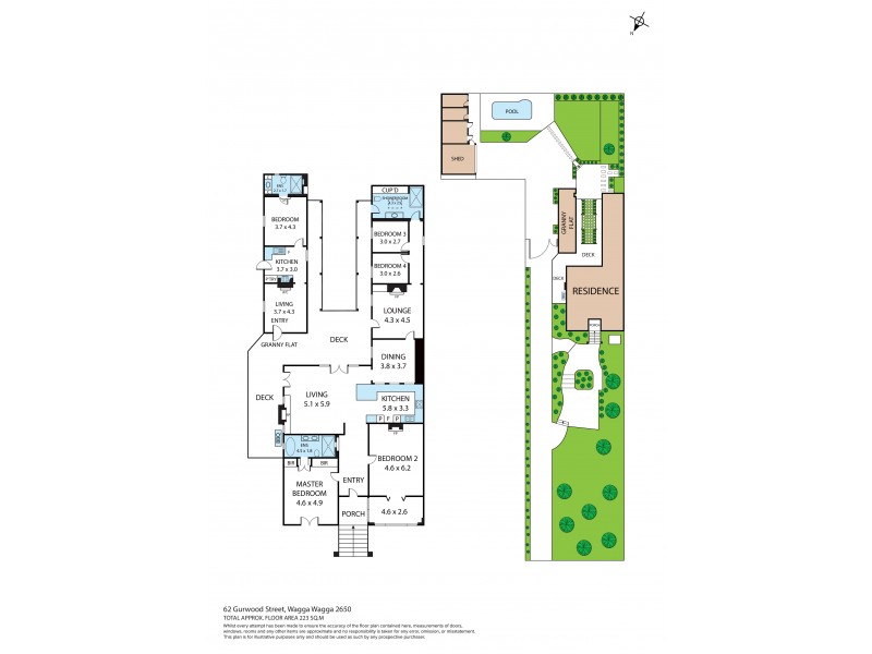 62 Gurwood Street, Wagga Wagga NSW 2650 Floorplan