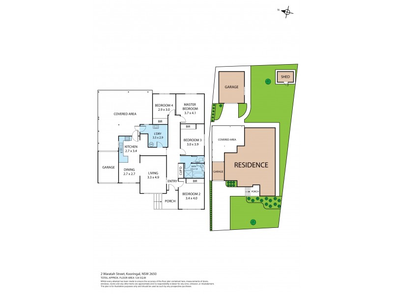 2 Waratah Street, Kooringal NSW 2650 Floorplan