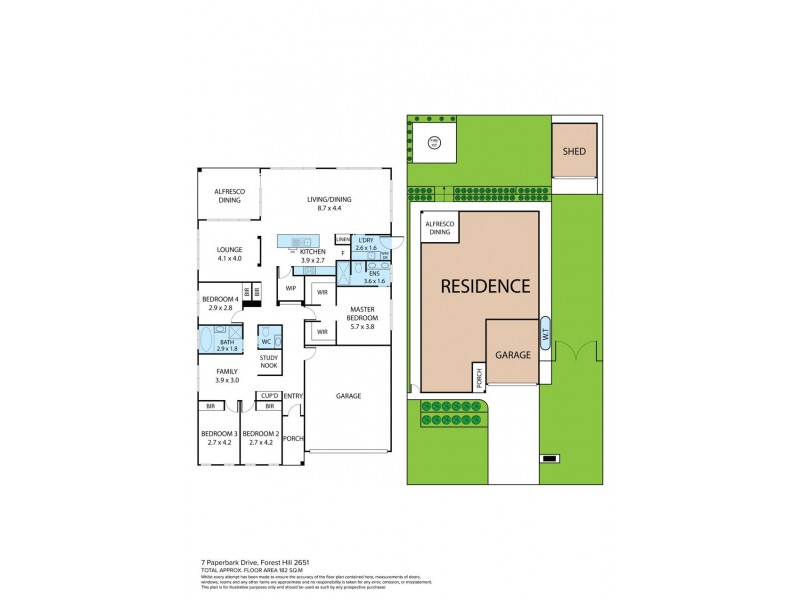 7 Paperbark Drive, Forest Hill NSW 2651 Floorplan