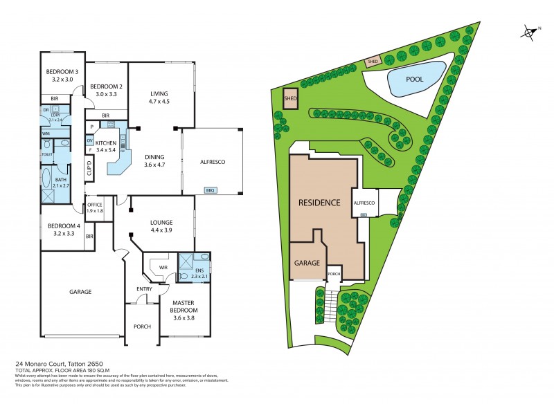 24 Monaro Court, Tatton NSW 2650 Floorplan