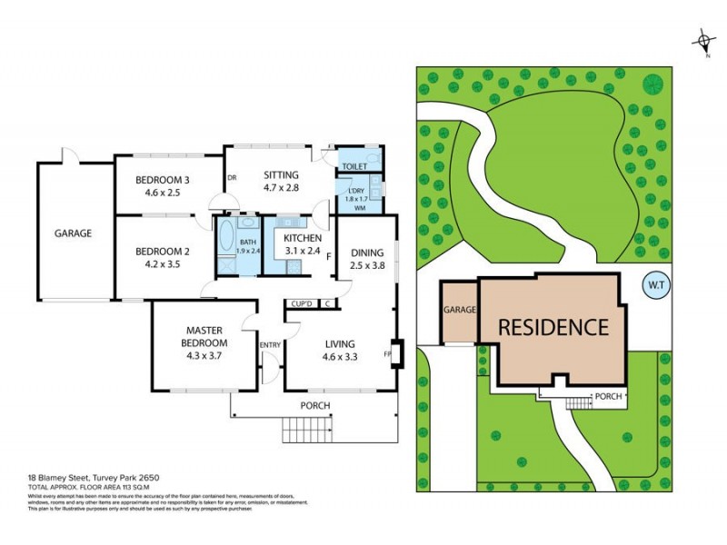 18 Blamey Street, Turvey Park NSW 2650 Floorplan