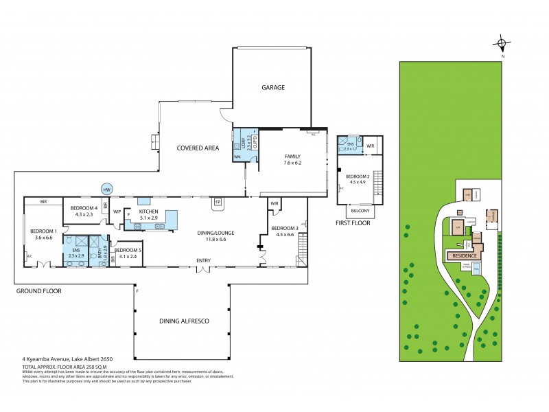 4 Kyeamba Avenue, Lake Albert NSW 2650 Floorplan