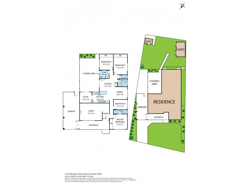 72 Huthwaite Street, Mount Austin NSW 2650 Floorplan