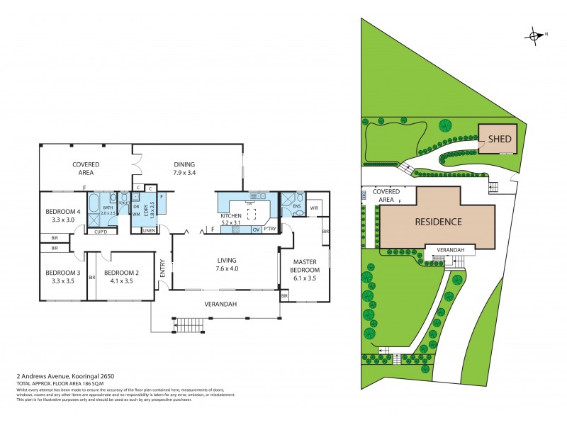 2 Andrews Avenue, Kooringal NSW 2650 Floorplan