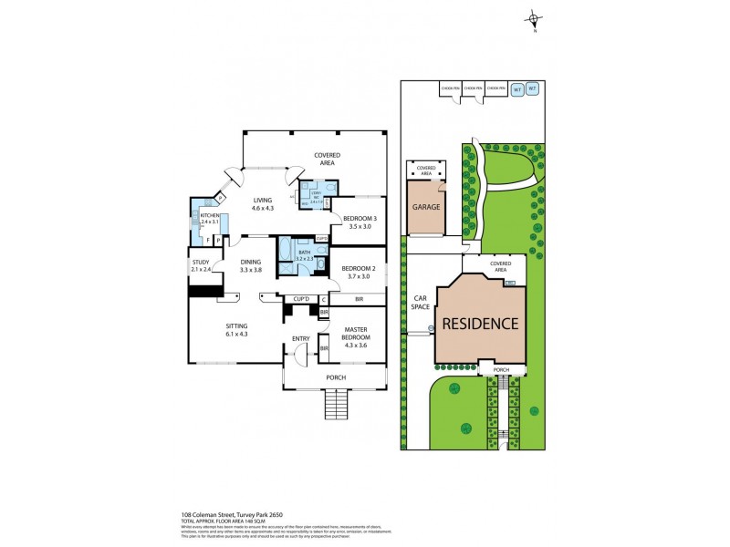 108 Coleman Street, Turvey Park NSW 2650 Floorplan