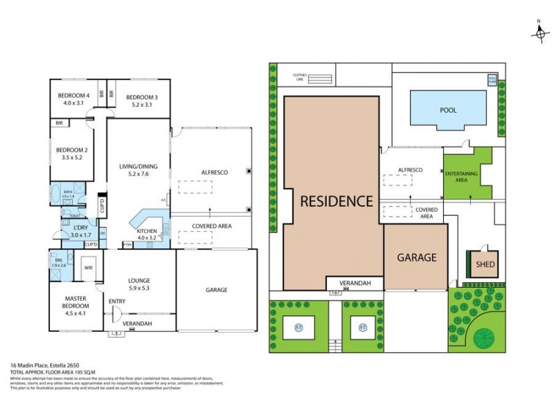 16 Madin Place, Estella NSW 2650 Floorplan