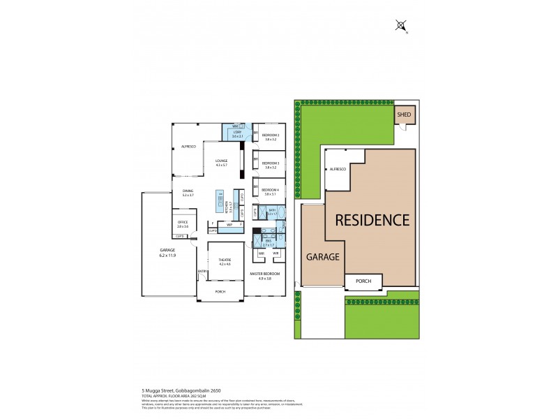 5 Mugga Street, Gobbagombalin NSW 2650 Floorplan