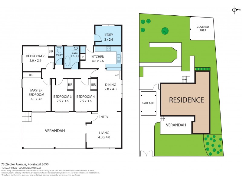 73 Ziegler Avenue, Kooringal NSW 2650 Floorplan