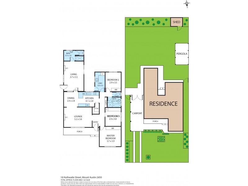 18 Huthwaite Street, Mount Austin NSW 2650 Floorplan
