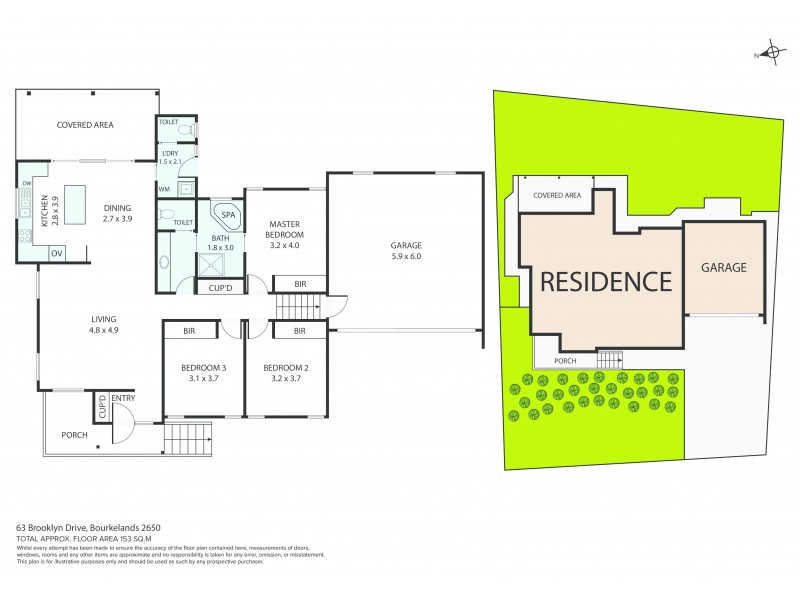 63 Brooklyn Drive, Bourkelands NSW 2650 Floorplan
