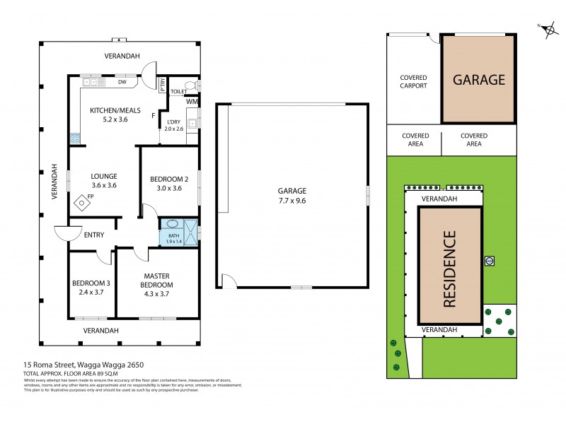 15 Roma Street, Wagga Wagga NSW 2650 Floorplan