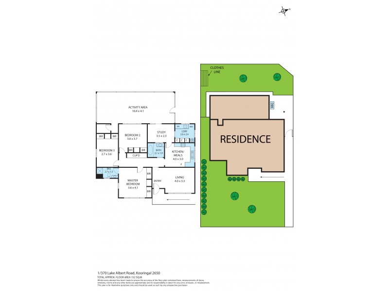 1/370 Lake Albert Road, Kooringal NSW 2650 Floorplan