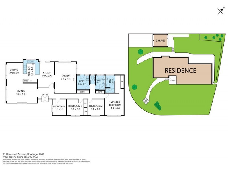 31 Henwood Avenue, Kooringal NSW 2650 Floorplan