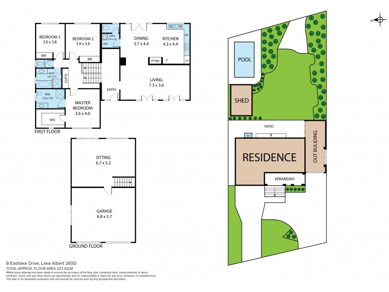 8 Eastlake Drive, Lake Albert NSW 2650 Floorplan