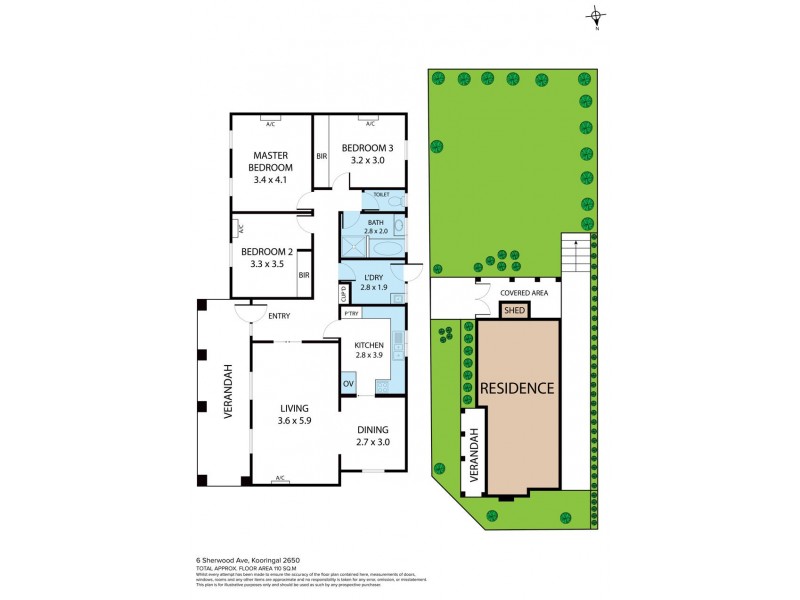 6 Sherwood Avenue, Kooringal NSW 2650 Floorplan