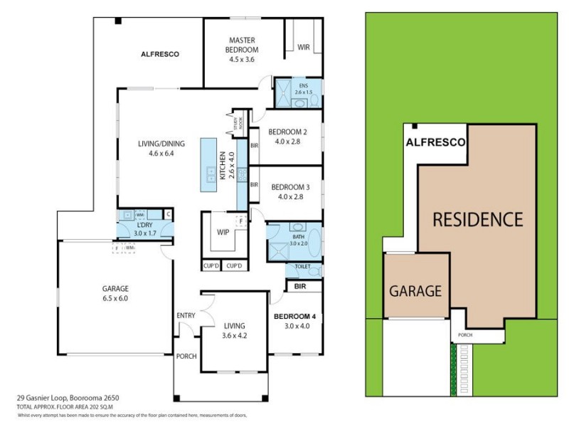 29 Gasnier Loop, Boorooma NSW 2650 Floorplan