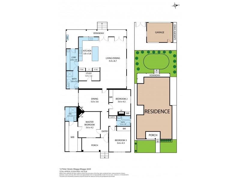 12 Peter Street, Wagga Wagga NSW 2650 Floorplan