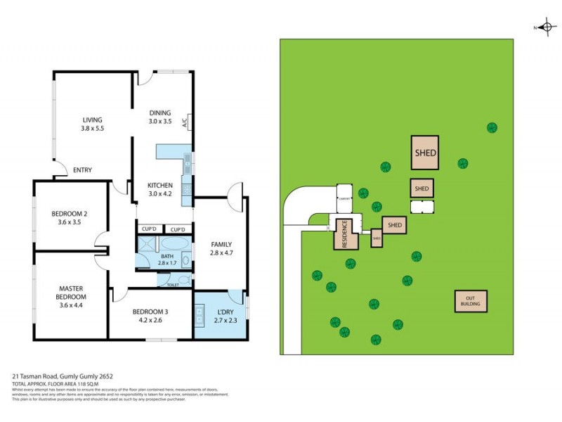21 Tasman Road, East Wagga Wagga NSW 2650 Floorplan
