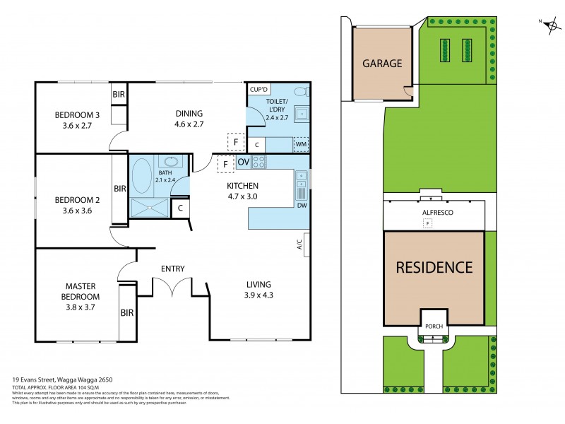 19 Evans Street, Wagga Wagga NSW 2650 Floorplan