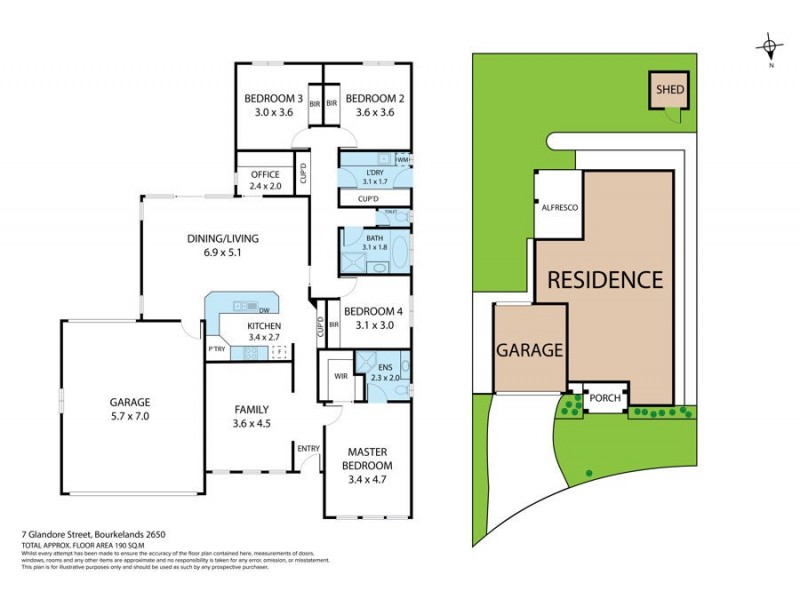 7 Glandore Street, Bourkelands NSW 2650 Floorplan