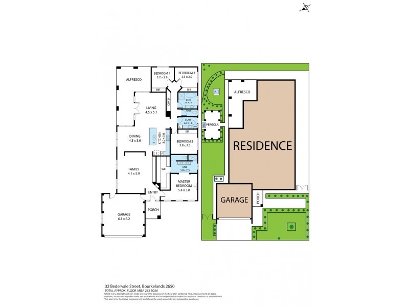 32 Bedervale Street, Bourkelands NSW 2650 Floorplan