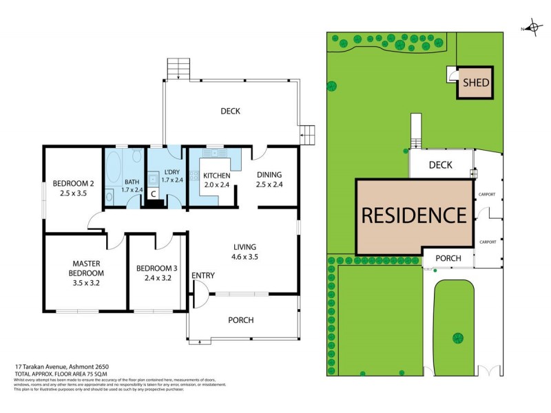 17 Tarakan Avenue, Ashmont NSW 2650 Floorplan